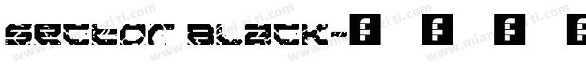 Sector Black字体转换